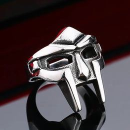 Pharaoh Mask Steel Ring