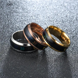 Temperature Mood Steel Ring