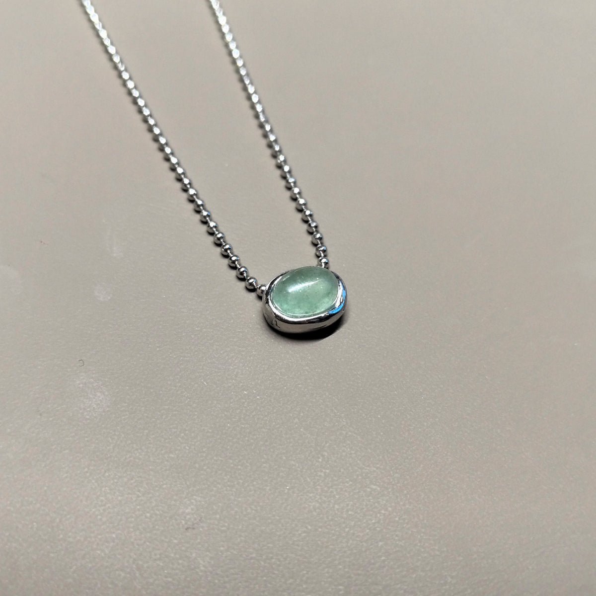 Sterling Pearl Chain Necklace
