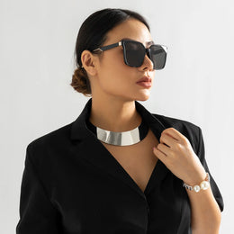 Chunky Metal Torque Choker