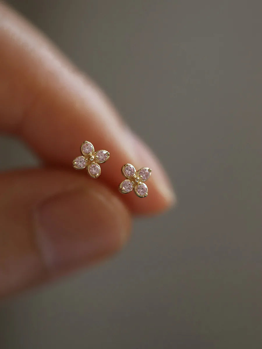 Classic Zircon Square Studs