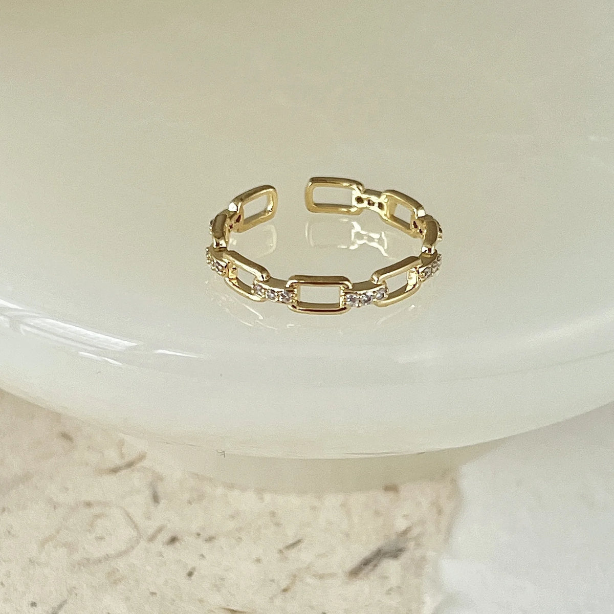 Colorful Glaze Open Ring