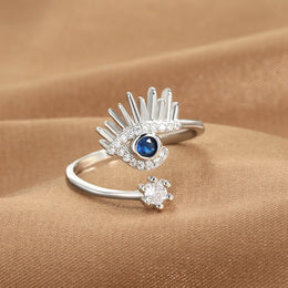 Evil Eye Zircon Ring