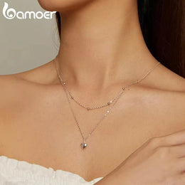 Double Layer Heart Necklace