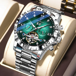 POEDAGAR Automatic Tourbillon Watch