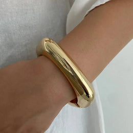 Geometric Acrylic Wide Bracelet