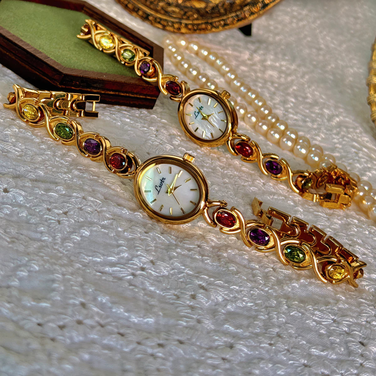 Mother Pearl Quartz Watch