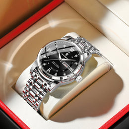 POEDAGAR Luminous Calendar Watch