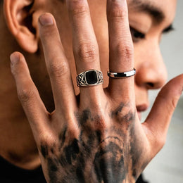 Viking Rune Signet Ring