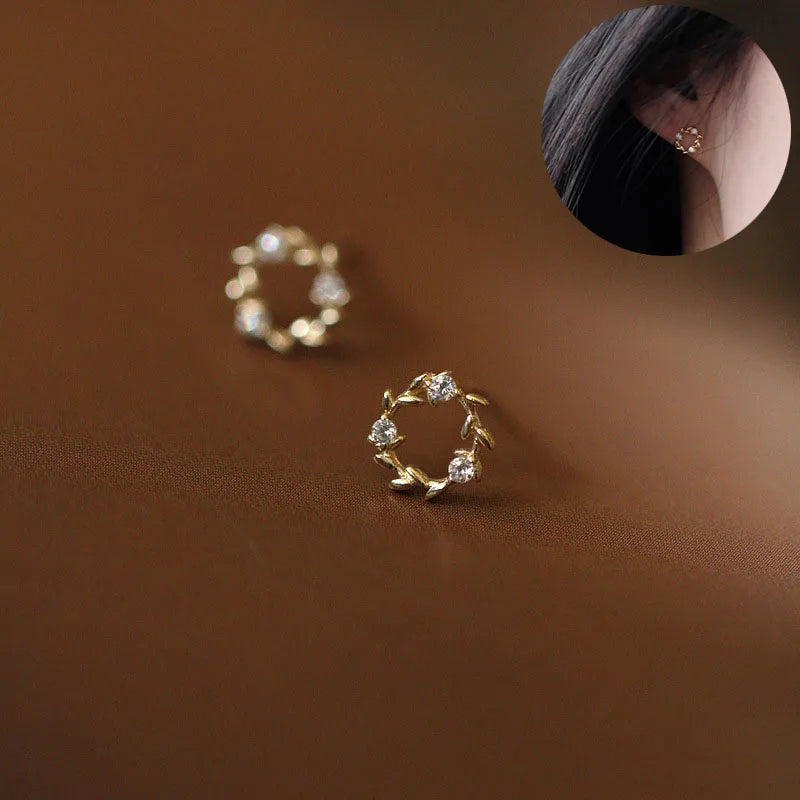 Classic Zircon Square Studs