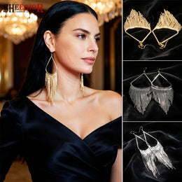 Water Drop Fringe Earrings
