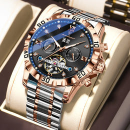 POEDAGAR Automatic Tourbillon Watch