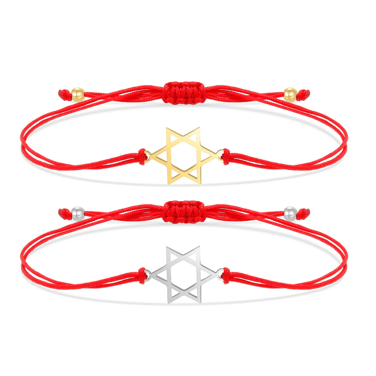 Star David Cord Bracelet