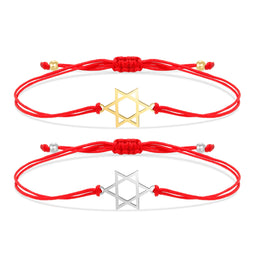 Star David Cord Bracelet