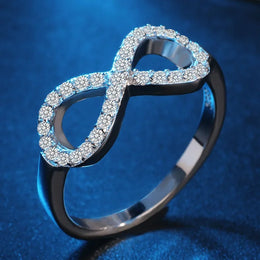 Infinity Claddagh Silver Ring