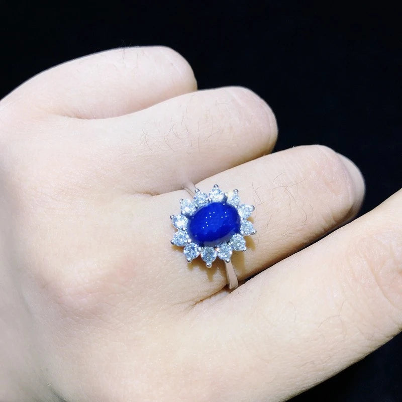 Classic Halo Silver Ring