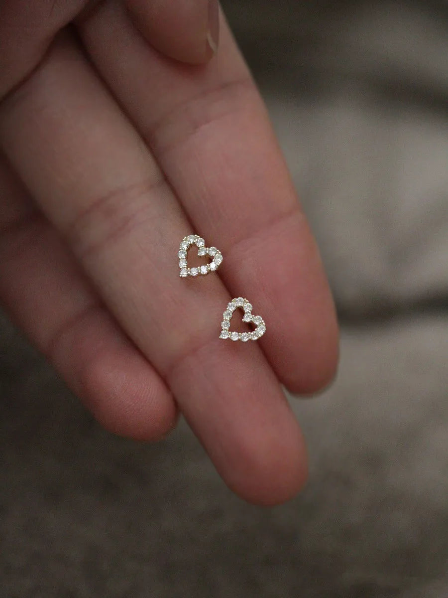 Classic Zircon Square Studs