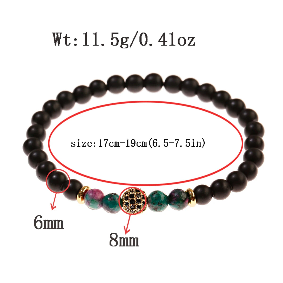 Natural Stone Crystal Bracelet