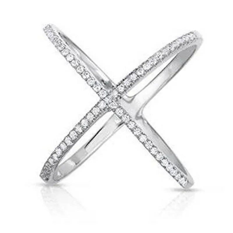 Sterling Zircon Eternity Ring