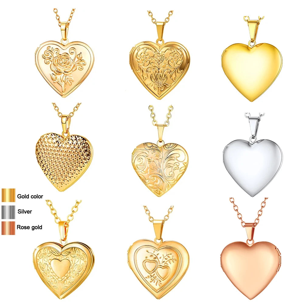 Custom Photo Heart Locket