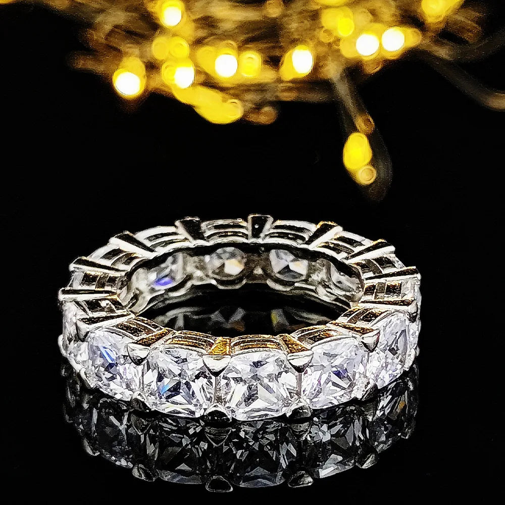 Sterling Zircon Eternity Ring