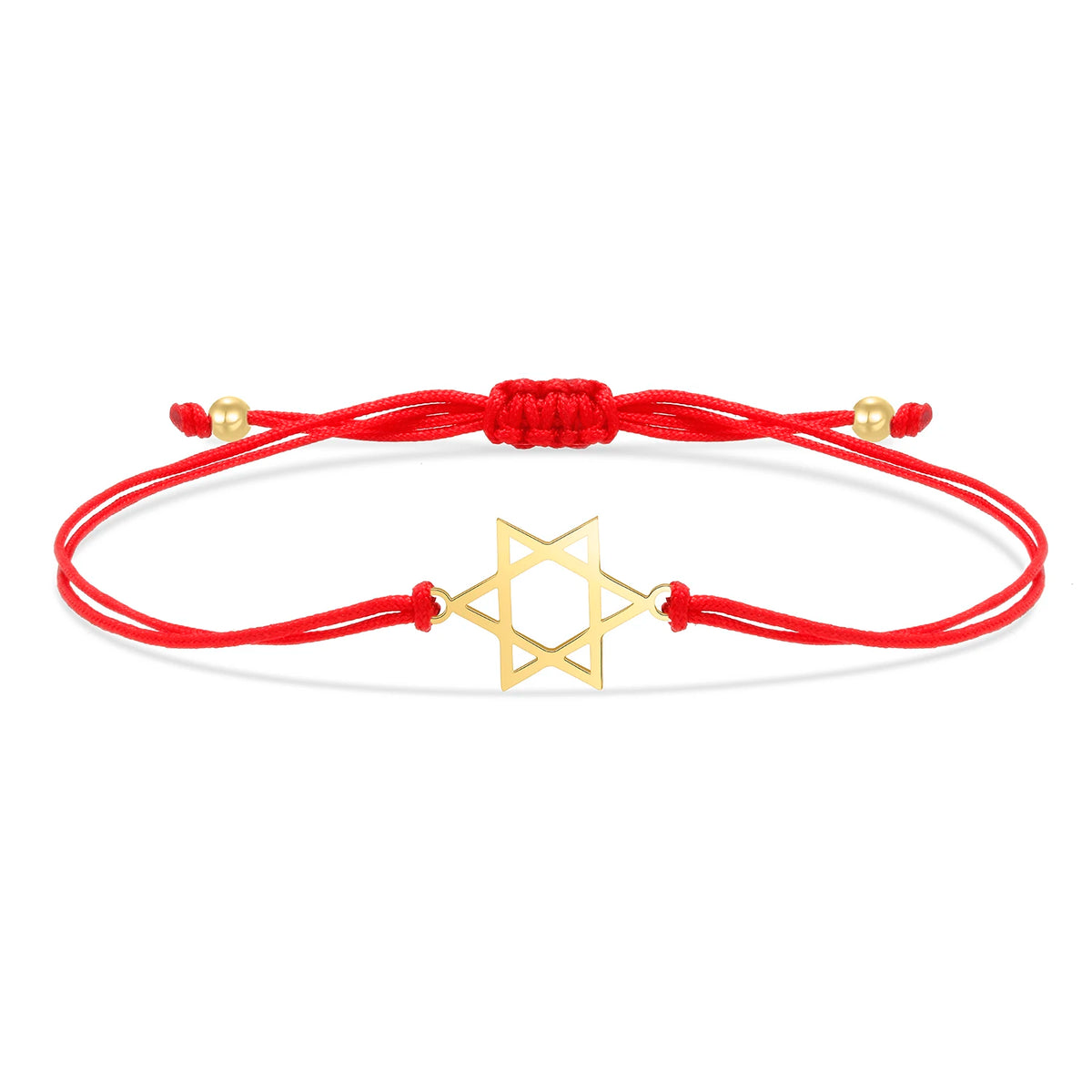 Star David Cord Bracelet