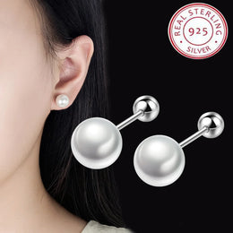 Freshwater Pearl Silver Studs