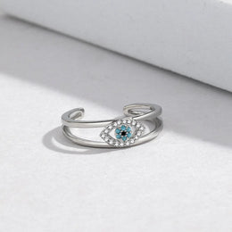 Evil Eye Zircon Ring