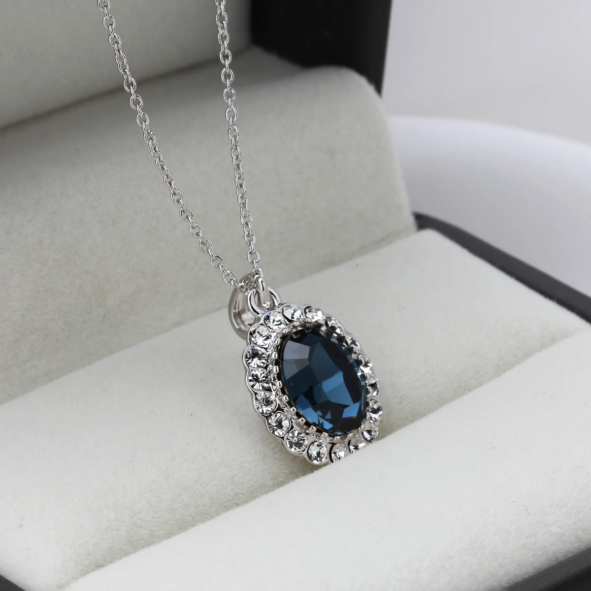 Rose Gold Crystal Necklace