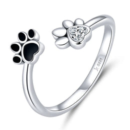 WOSTU Adjustable Sterling Ring