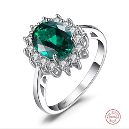Classic Halo Silver Ring