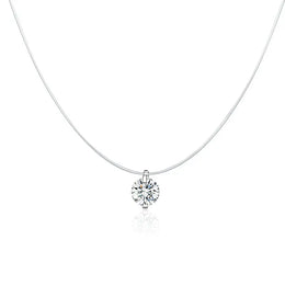 Invisible Zircon Choker Necklace