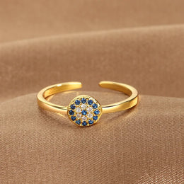 Evil Eye Zircon Ring