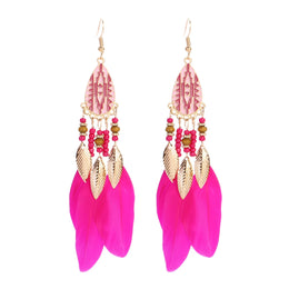 Dreamcatcher Feather Tassel Earrings