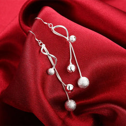 Sterling Silver Bead Tassels