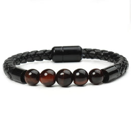 Lava Chakra Leather Bracelet