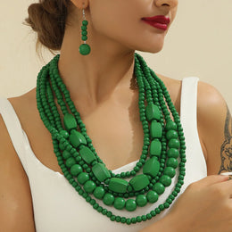Bohemian Wooden Bead Set