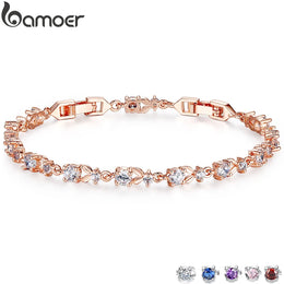 Rose Gold Crystal Bracelet