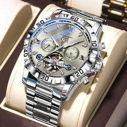POEDAGAR Automatic Tourbillon Watch