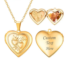 Custom Photo Heart Locket