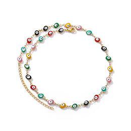 Zircon Evil Eye Necklace