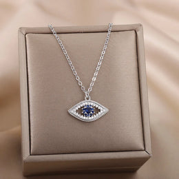 Zircon Evil Eye Necklace