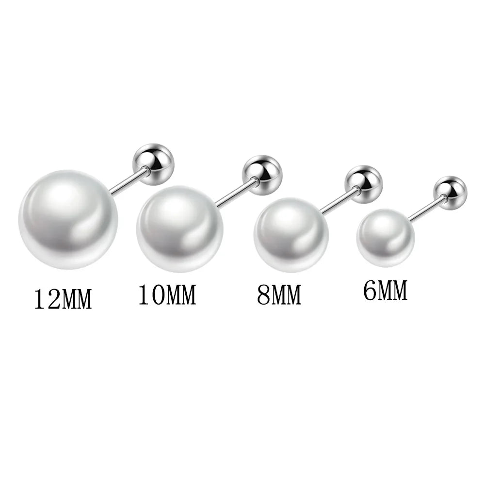Freshwater Pearl Silver Studs