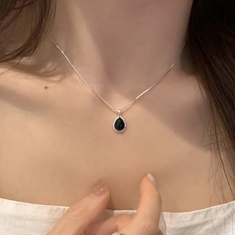 Sterling Pearl Chain Necklace