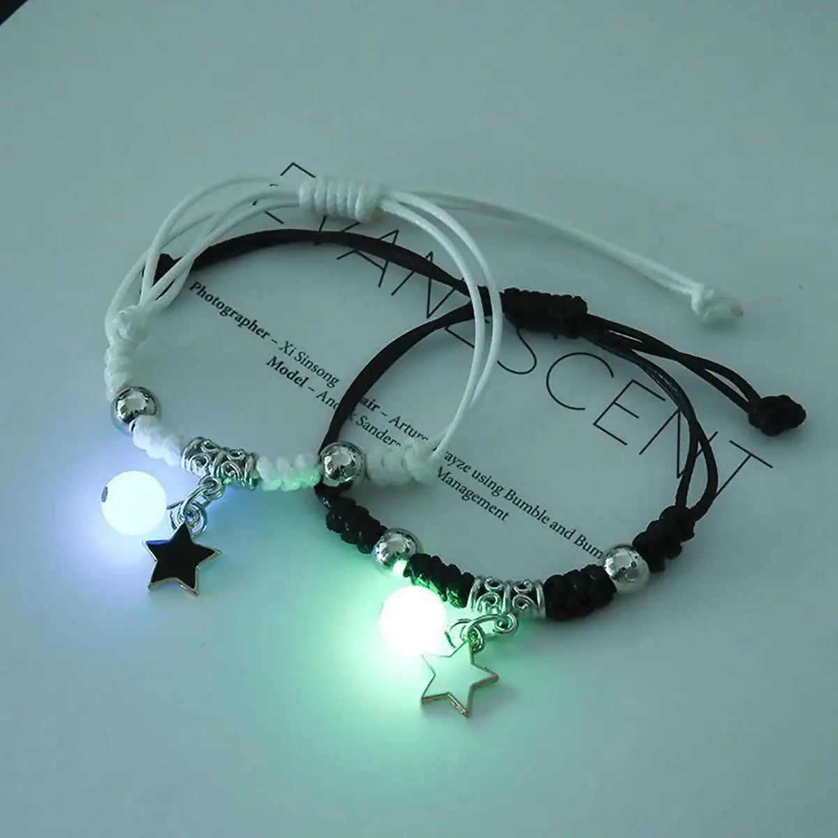 Luminous Star Couple Bracelets