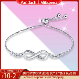 Sterling Silver Infinity Bracelet