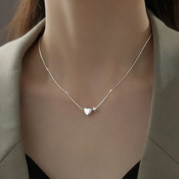 Sterling Pearl Chain Necklace
