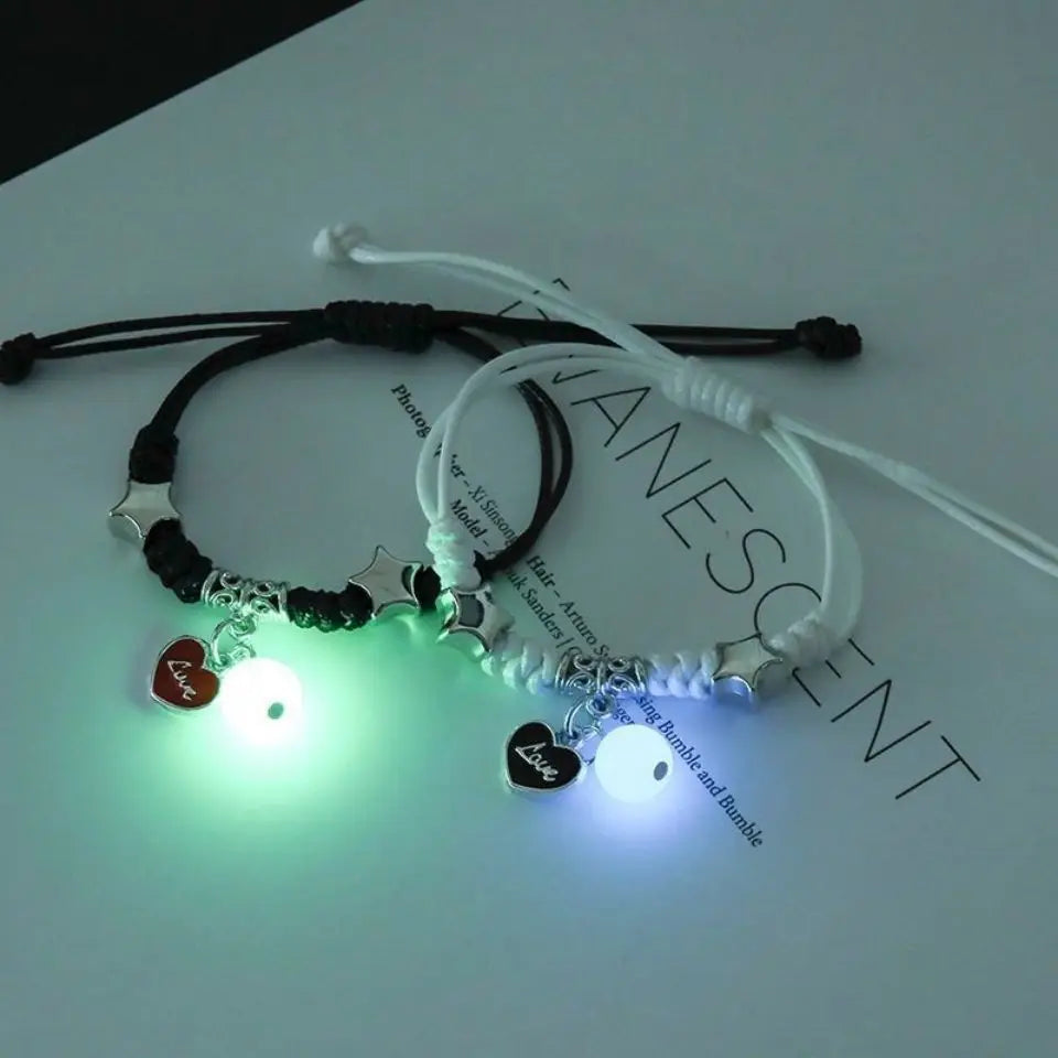 Luminous Star Couple Bracelets