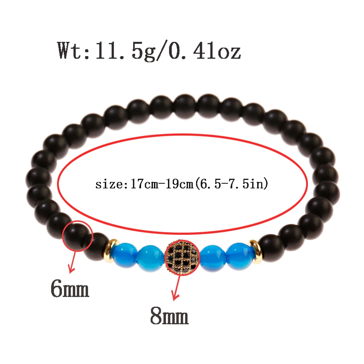 Natural Stone Crystal Bracelet