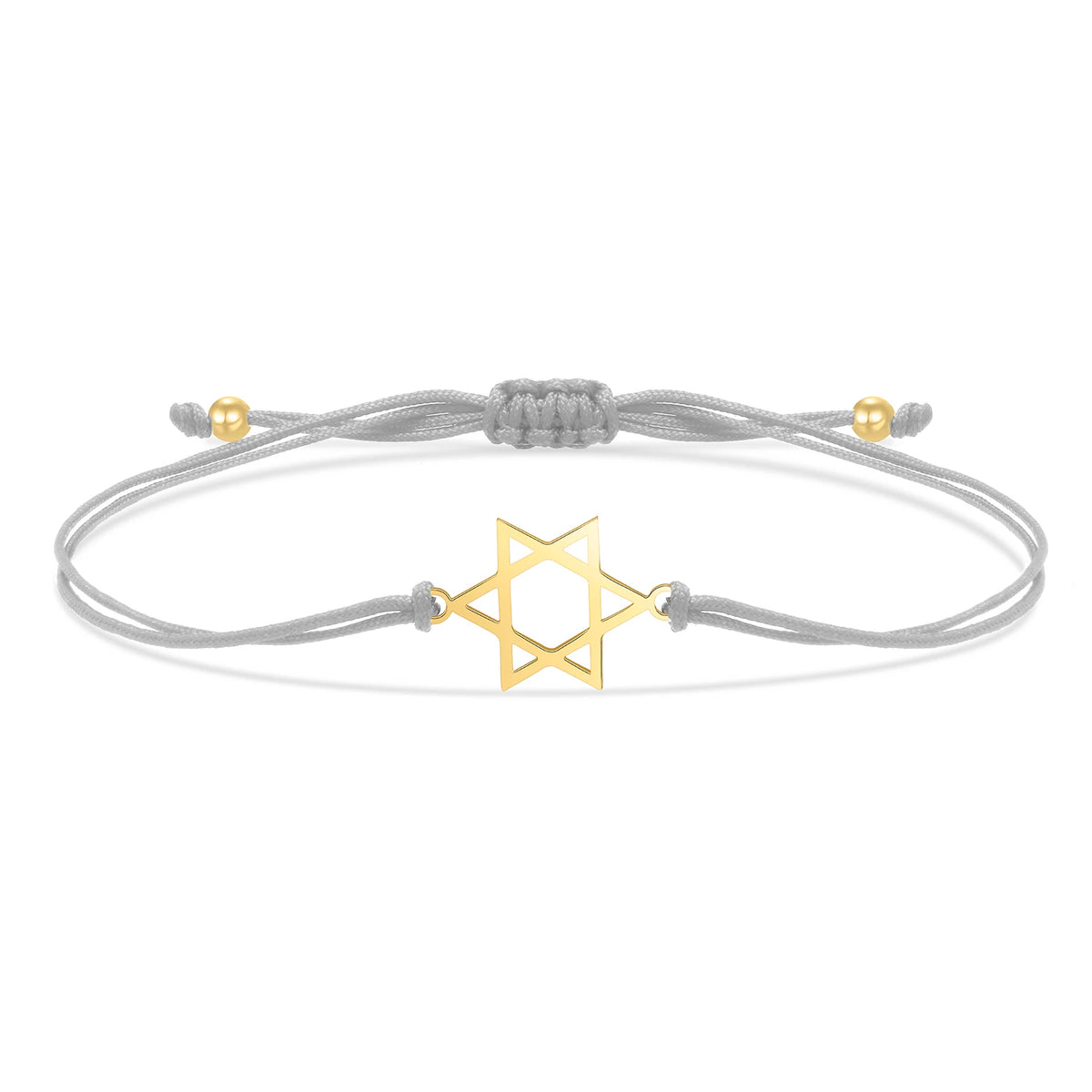 Star David Cord Bracelet